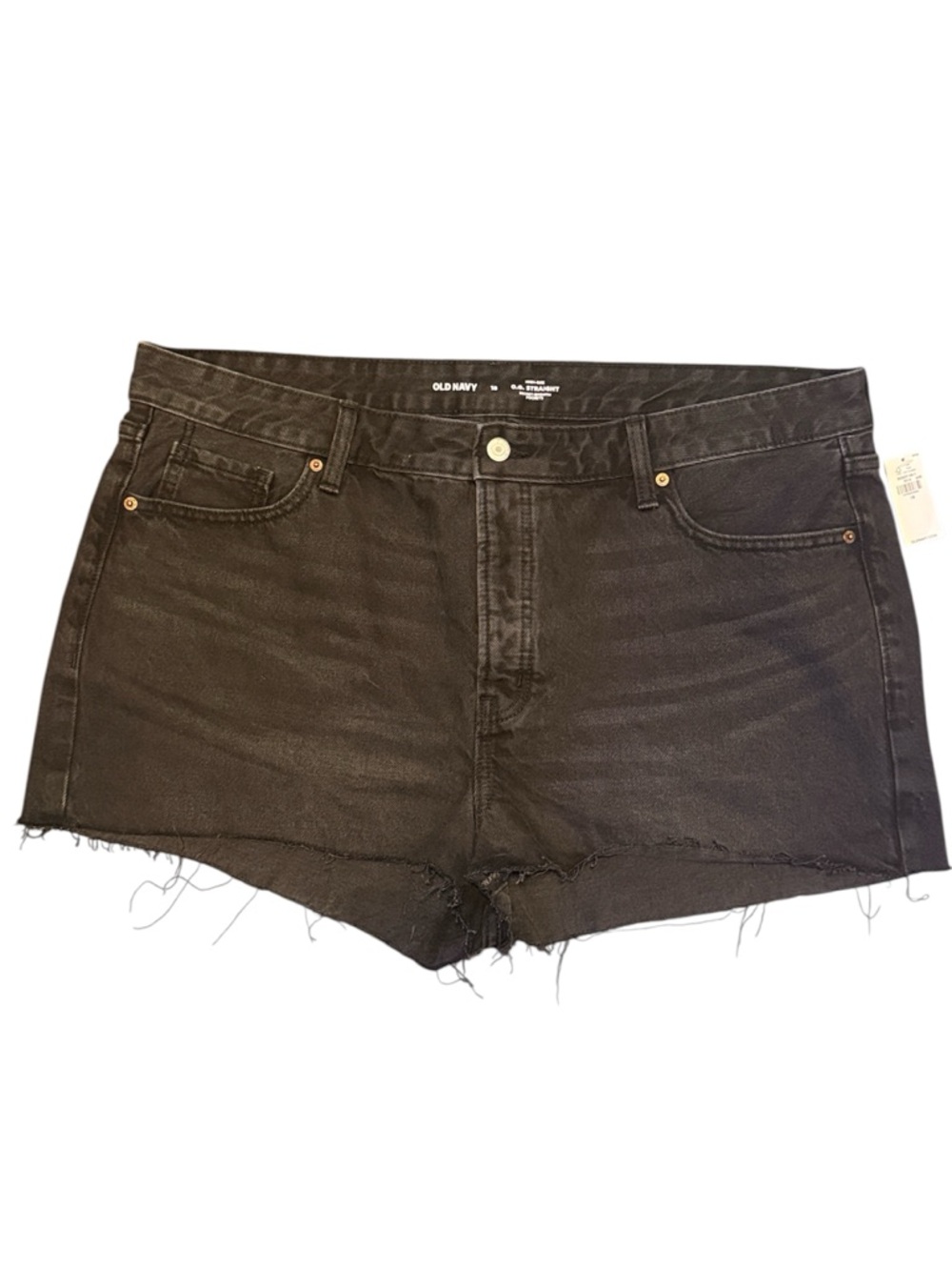 Old Navy High Rise O.G. Straight Secret Smooth Pockets Jean Shorts NWT